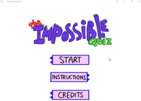 impossible quiz home