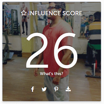 influence score