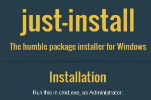 just install featured