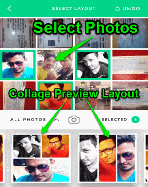 select photos