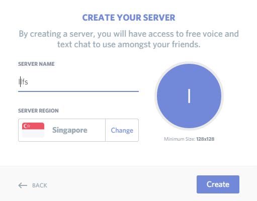 server create