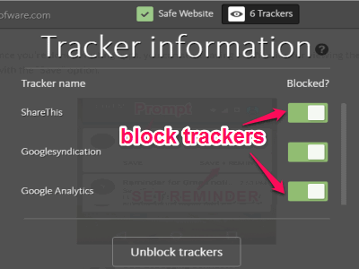 trackers
