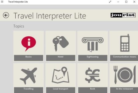 travel interpreter lite basics