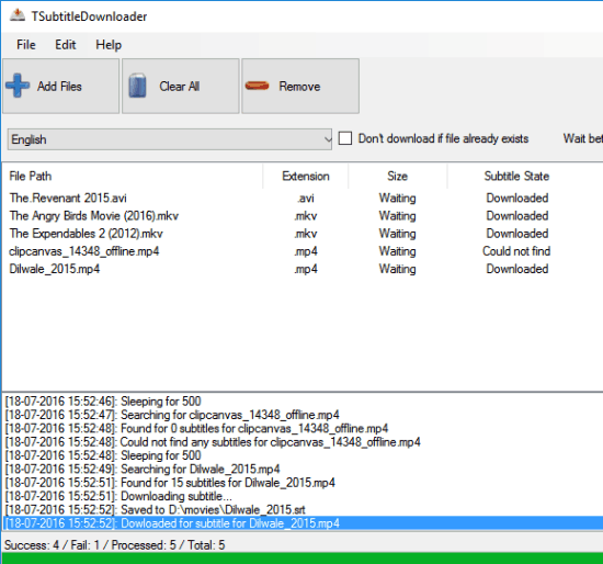 TSubtitleDownloader