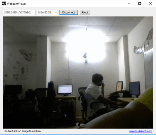 WebcamViewer- interface