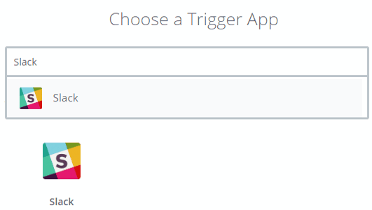 choose trigger app