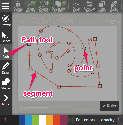 create paths