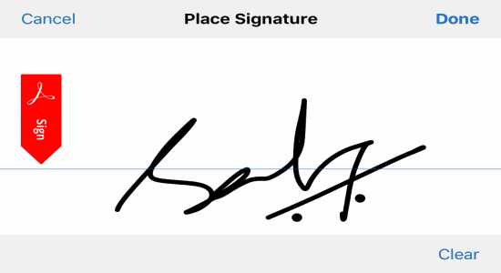 create signature