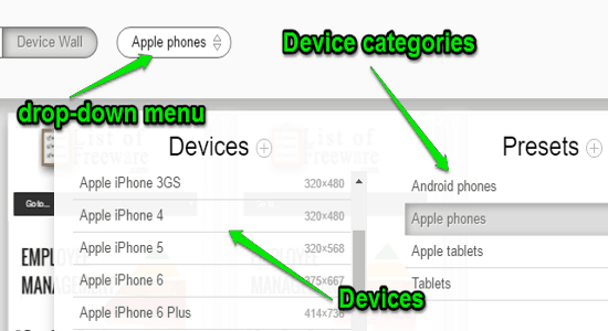 device categories