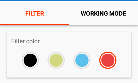 filter colors