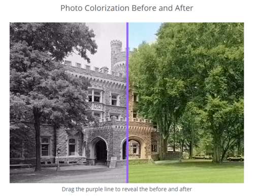 free service to colorize black and white photos