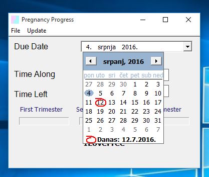 pregnancy calculator software windows 10 3