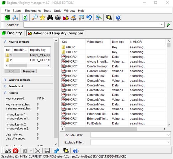 registry comparison software windows 10 5
