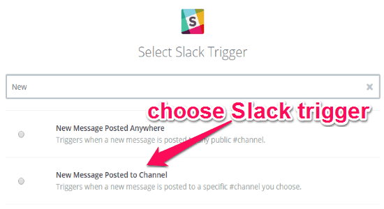 slack trigger