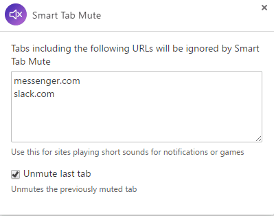 smart tab mute