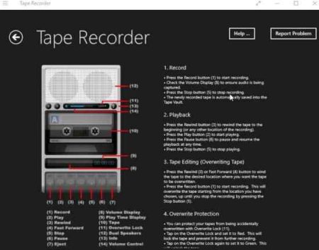 tape recorder guide