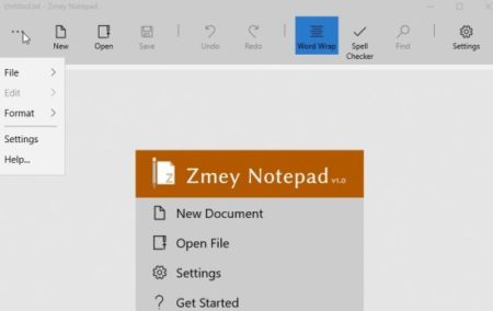 zmey notepad home