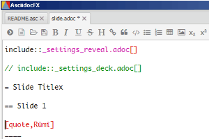 AsciidocFX book editor