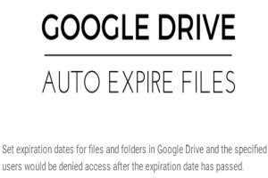 Google Drive expiration script