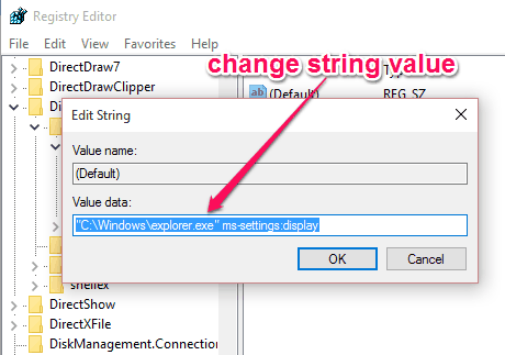 change string value