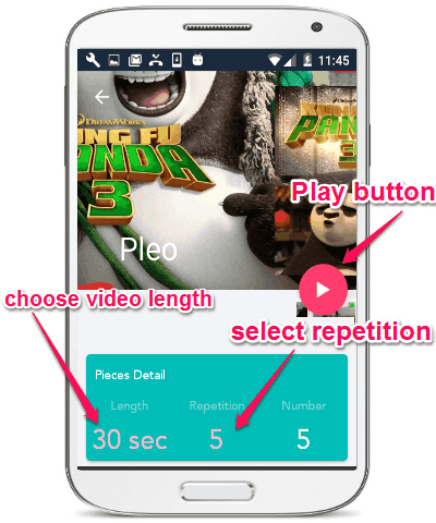 choose video length