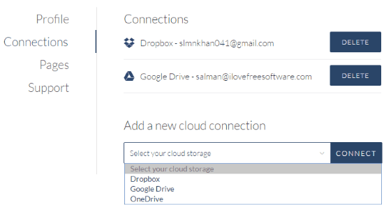 connect cloud services