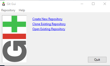 create repository or use existing repository