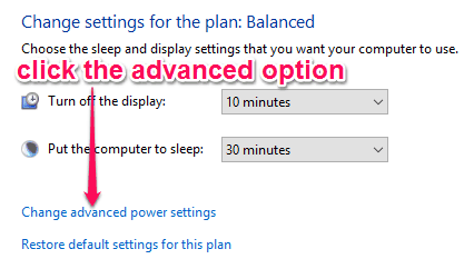 edit plan settings