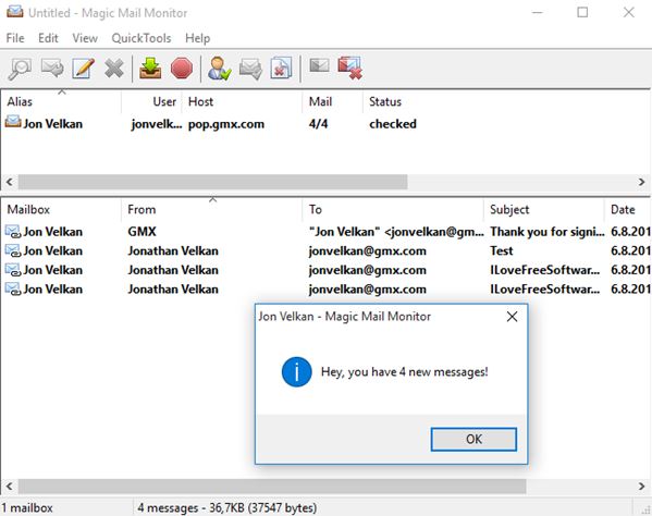 email notifier software windows 10 2