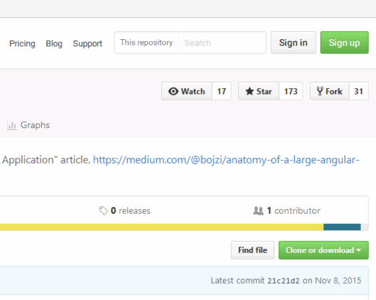 github repository size is visible
