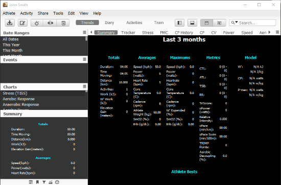 GoldenCheetah: Opensource Cycling Performance Software