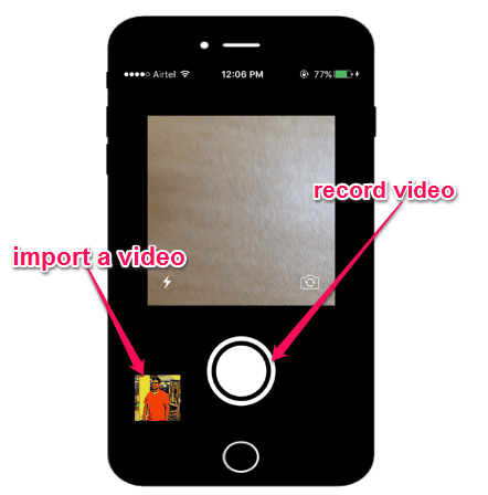 import a video