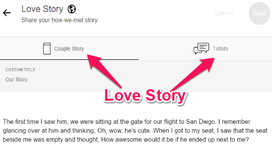 love story