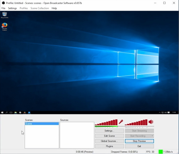 screen broadcasting software windows 10 1