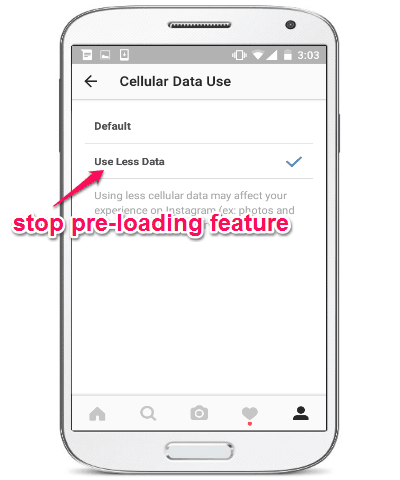 stop pre-loading instagram videos