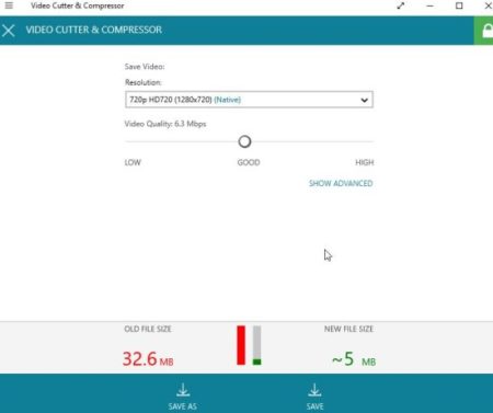 video cutter and compressor save video