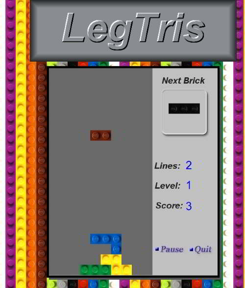 LegTris - Play Tetris with Lego