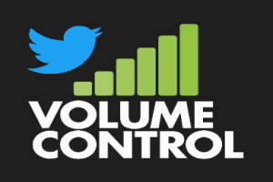 add volume control to twitter videos