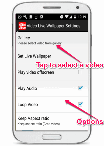 How to Convert Video to Live Wallpaper in Android