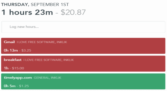 automatic time tracking website