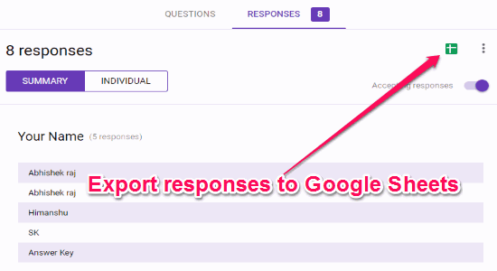 export-responses-to-google-sheets