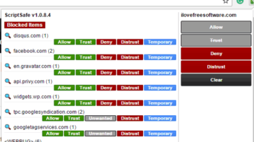 Free Chrome Extension To Block Scripts And Browse Anonymously: ScriptSafe