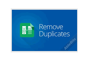 find and remove duplicate items from google sheets