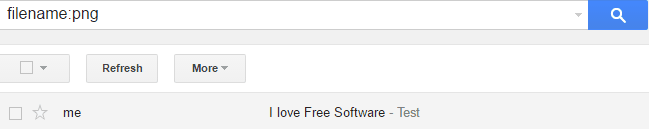Gmail search to sort emails by attachment file format