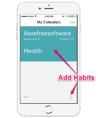 habit tracker app
