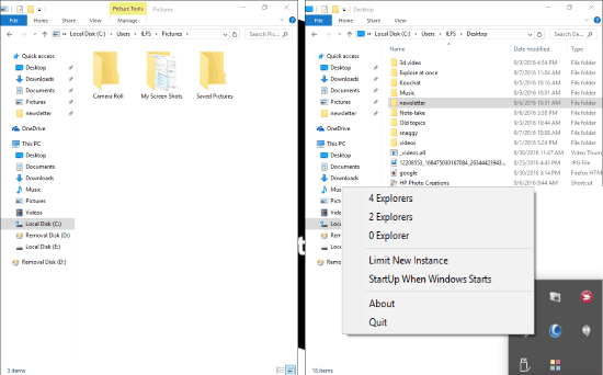 Explore At Once: Free software to open auto resized File Explorer Windows