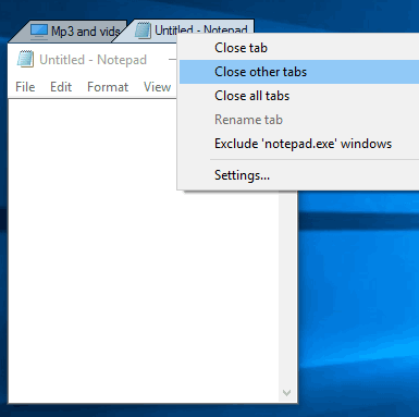 right click menu options