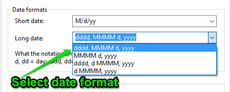 select-date-format