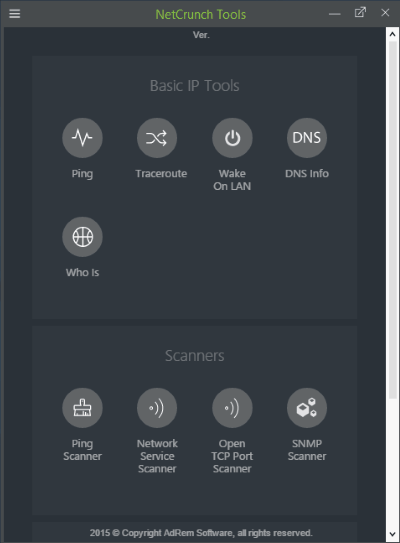 Free Network Toolkit For Windows: NetCrunch Tools