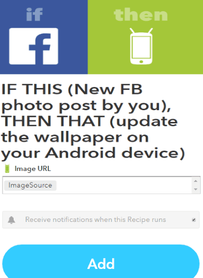 auto update Android wallpaper with every new Facebook photo post
